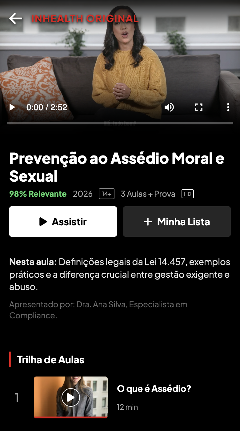 Curso Assédio Moral e Sexual